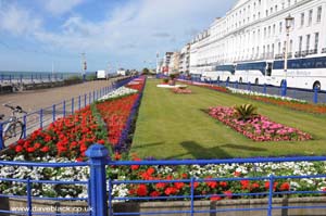 The Carpet Gardens along the seafront at Eastbourne