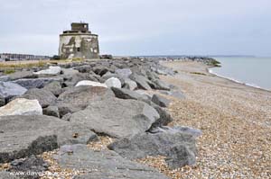 Martello Tower Number 66 close to Sovereign Harbour, Eastbourne