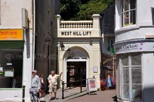 The entrance to West Hill Funicular Railway in Hastings