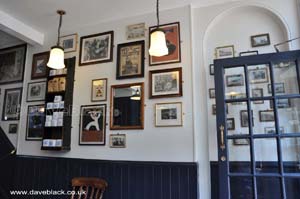 Inside the Blackbird Tea Rooms on Ship Street, Brighton