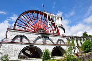 Lady Isabella also known as The Great Laxey Wheel in the Isle of Man