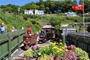 Laxey Mine Station at Laxey, Isle of Man