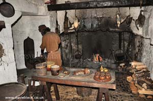 The Kitchen inside Castle Rushen, Isle of Man