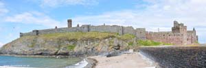 Peel Castle on St Patrick's Isle, Isle of Man