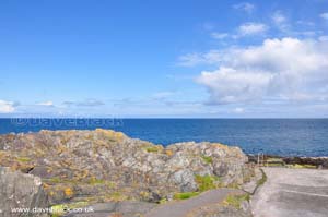 Looking Out To Sea From Peel Castle on St Patrick's Isle, Isle of Man