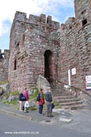 Entrance To Peel Castle on St Patrick's Isle, Isle of Man
