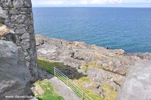 Looking Out To Sea From Peel Castle on St Patrick's Isle, Isle of Man