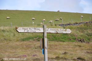 Isle of Man Coastal Path Signpost