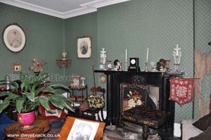 The Drawing Room at the Grove museum near Ramsey, Isle of Man
