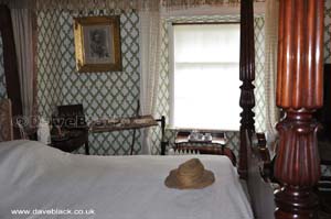 The Main Bedroom at the Grove museum near Ramsey, Isle of Man