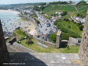 The view of Gorey From Mont Orgueil Castle