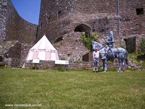Knight In Shining Armour at Mont Orgueil Castle