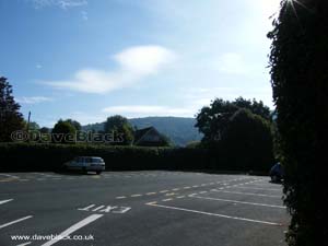 Malvern Hills as seen from the Coke Cola car park
