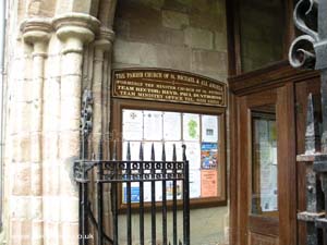 The Entrance to Saint Michael and All Saints Church