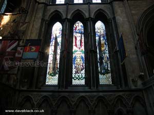 Stained Glass Windows Inside Worcester Cathedral