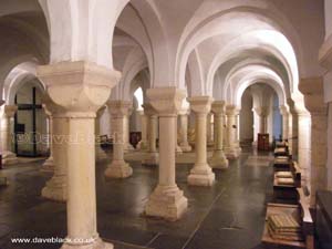 The Crypt of Worcester Cathedral