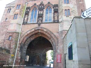 Entrance To College Green, At The Rear of Worcester Cathedral