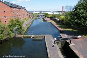 Campanile Hotel and the Birmingham & Fazeley Canal