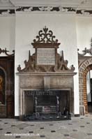 Fireplace in the Great Hall of Aston Hall