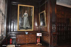 The Vestibule and entrance to the Long Gallery in Aston Hall.