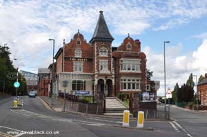 The Holte Public House, by the entrance to Aston Hall, and near to Aston Villa Football Ground.