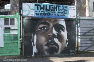 Muhammad Ali Artwork On Lower Trinity Street