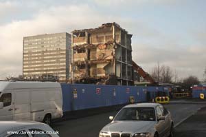 A small part of the 'Big Building' is yet to be razed. Image Date: 11/01/2013