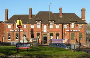 This building used to be the Broadway Public House, it is now a McDonalds burger bar.