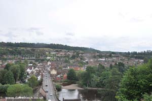 Looking at Low Town from Castle Terrace, Bridgnorth, Shropshire