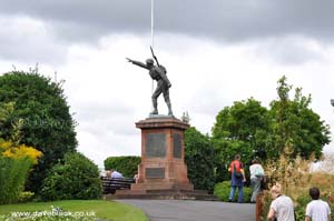 Remembrance Garden Memorial in Bridgnorth Town Park, Bridgnorth, Shropshire