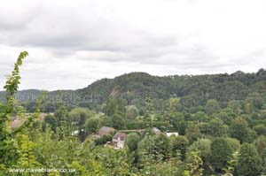 Looking to the North of Low Town from Castle Terrace, Bridgnorth, Shropshire