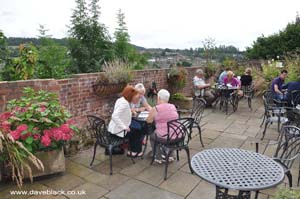 The Terrace at The Winding House Cafe in Bridgnorth, Shropshire