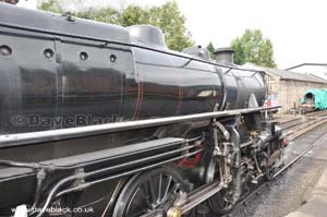 Steam Engine 43106 at Bridgnorth railway station, Shropshire