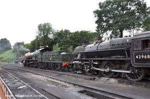 Steam Engines at Bridgnorth Station, Shropshire