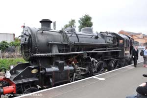 Steam Engine 43106 at Bridgnorth railway station, Shropshire 