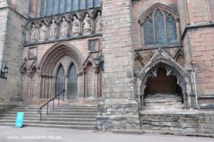 The Right side of Lichfield Cathedral