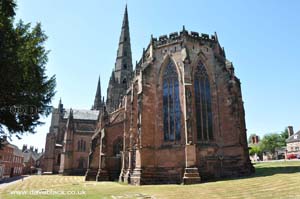 The Back  of Lichfield Cathedral