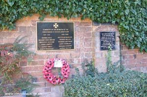 Remembrance Garden Memorial at the corner of College Street and Old Town