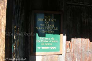 William Shakespeare's Birthplace on Henley Street, Stratford Upon Avon