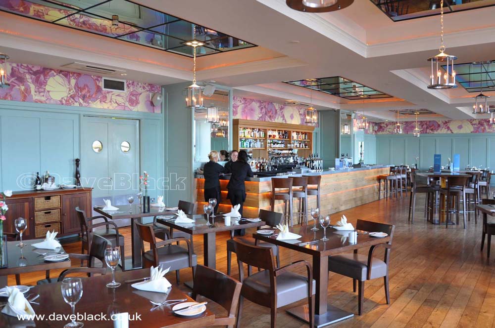 The Bar and Dining Room Bar and Dining Room in the Claremont Hotel, Douglas, Isle of Man