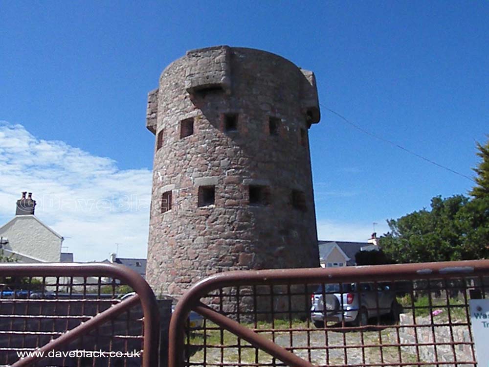 First Tower Martello tower also known as First tower, then a station on the Jersey Railway