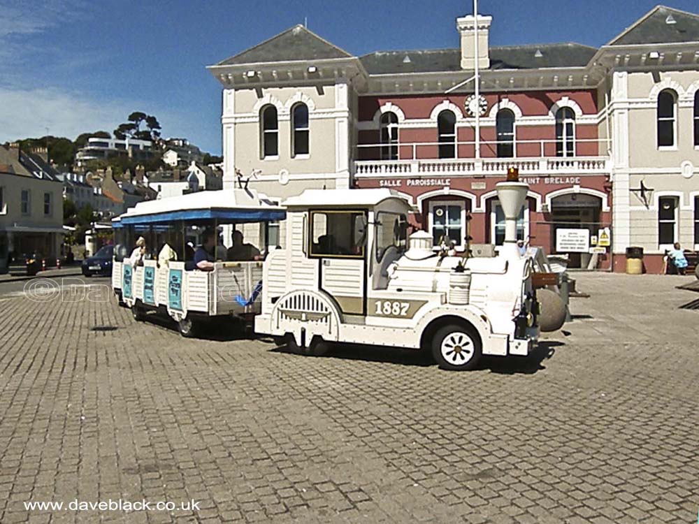 Lillie At St. Brelade Parish Hall Petit train at St. Brelade Parish Hall, St Aubin