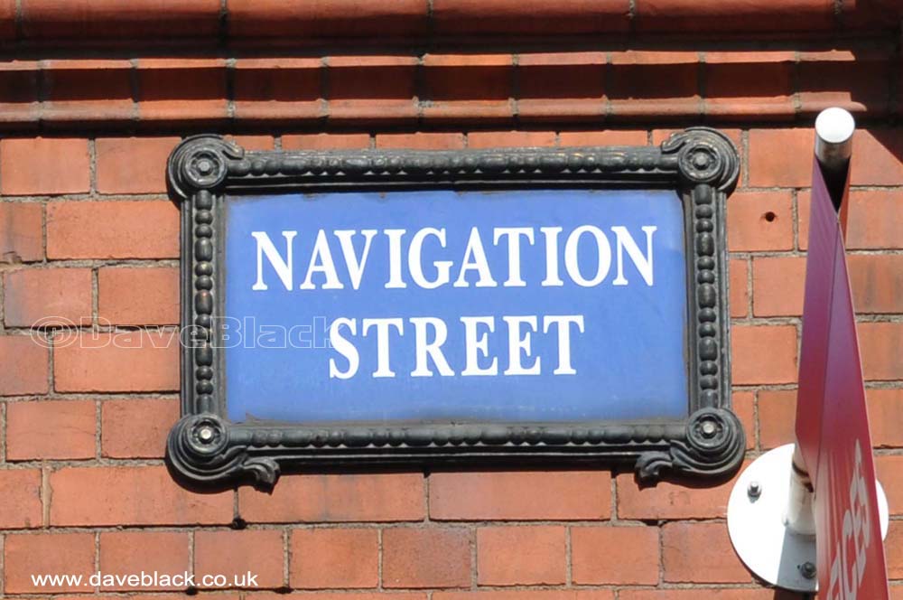 Navigation Street Blue Navigation Street Sign