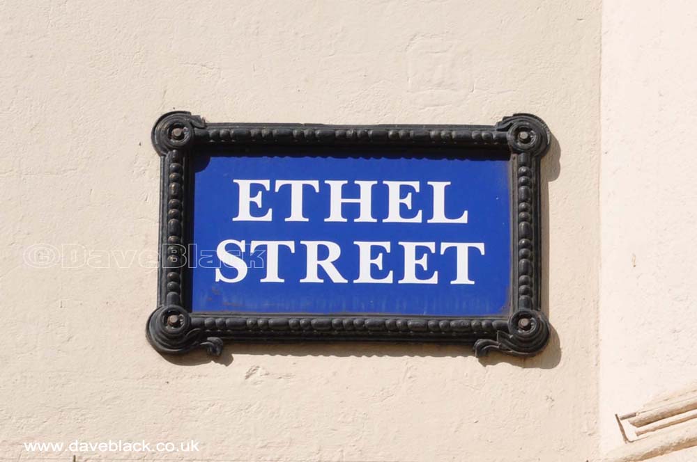 Ethel Street Blue Ethel Street Sign