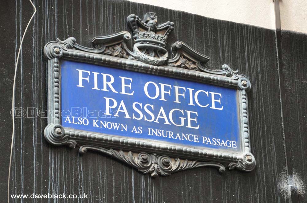 Fire Office Passage Blue Fire Office Passage Sign