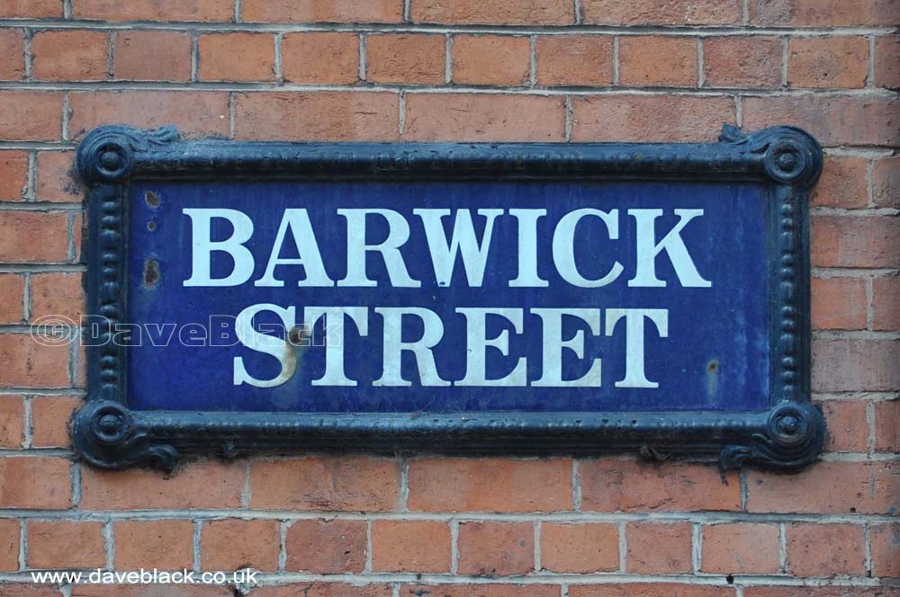 Barwick Street Blue Barwick Street Sign