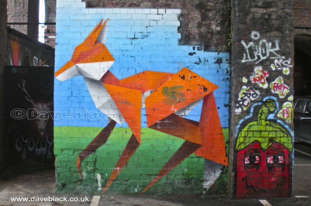 Annatomix Fox A Fox Underneath The Railway Arches On Gibb Street
