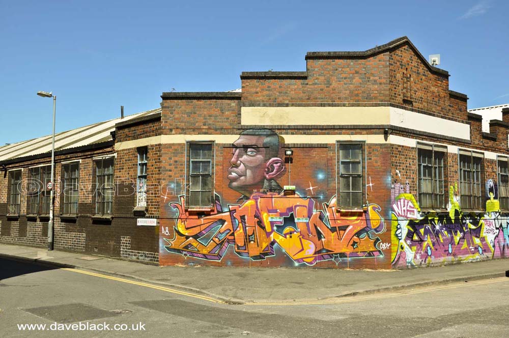 Artwork On Floodgate Street Artwork On The Corner Of Moore's Row And Floodgate Street