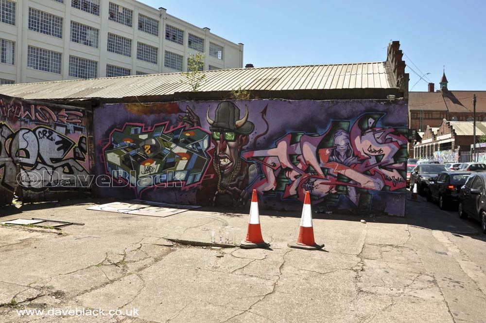 Artwork On Floodgate Street Artwork On A Car Park