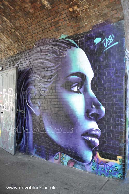 Face On Entry Wall Artwork On Floodgate Street